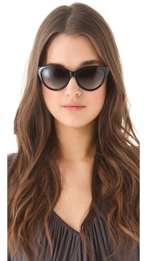 large black cat eye sunglasses